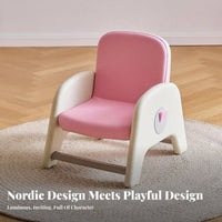 Ergonomic Backrest Height-Adjustable child's Seat Sturdy Construction Adjustable-Height child's Seat Stable Design childs' Furniture Easy to Clean for Toddlers, Infants, Teachers, Kindergarten, Nursery, Daycare, Playroom