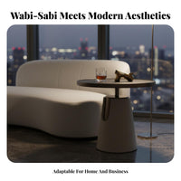 Wabi-Sabi design Single-Person Lounger New Chinese Design Woven Backrest Armchair Minimalist Aesthetic Lounge Chair Deep Seat for Interior Designers, Hospitality Business Owners, Living Room, Bedroom, Reception Area, Hotel Lobby