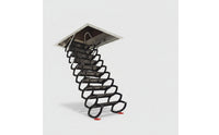 Retractable Attic Staircase Concealed Retractable Attic Ladder Heavy Duty Drop-down Overhead Ladder for Homeowners, Mezzanine