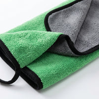 Coral Fleece Car Drying Towel and Car Cleaning Cloths, 40cm x 40cm Car Cleaning Cloths, Double-Sided Thickened Car Washing Equipment for Detailing