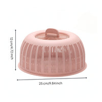 Food Cover with Handle Stackable Lid Lightweight for Kitchen, Home Cooks