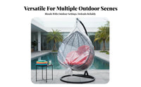Outdoor Hanging Basket Cover Waterproof Egg Chair Dust Cover Dustproof for Homeowners, Adults, Balcony, Backyard, Storage