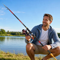 Soft Tail Rock Fishing Rod Set - Shore Casting Raft Rod, Long Throw Sea Rod, Carbon Fiber Ultra-Light Fishing Pole