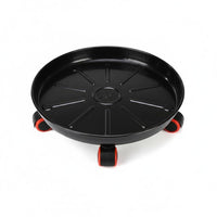 Rolling Mobile Pot Stand 360 Degree Wheels Rolling Pot Tray High Weight Capacity Planter Roller Base for Indoor, Balcony