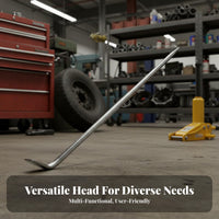 High Leverage Design Heavy Duty Flat Industrial Grade Steel Prying Tool Heat Treated for Truck Drivers, Mechanics, Workshop, Garage