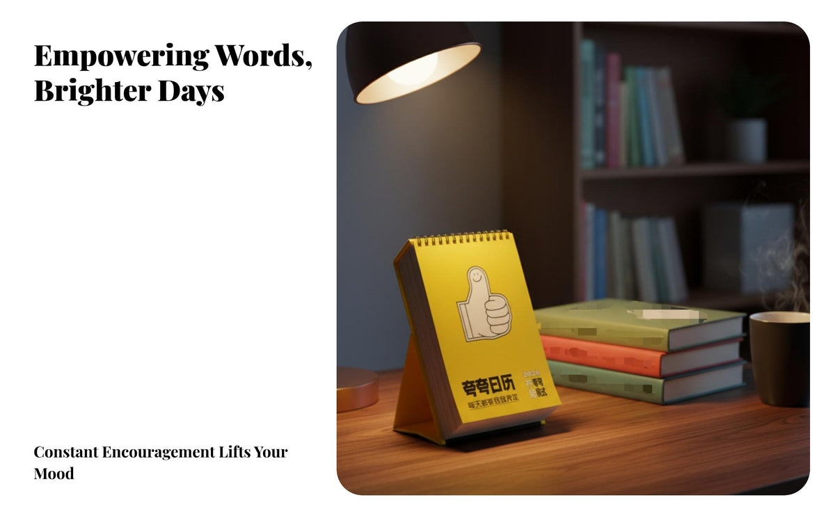 Creative Compliment Calendar 2026, Rainbow Affirmation Tear-off Desk Decor