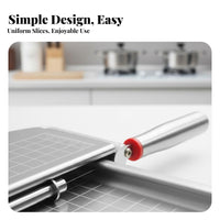 With Measurement Scale Cheese Cutter Multifunctional Wire Cheese Cutter Rust-Resistant Ham Cutter Multipurpose for Catering, Party