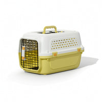 Sturdy Hard-Shell Pet Carrier Ventilated Pet Travel Carrier Long-Lasting Dog Crate Easy to Clean for Cats and Dogs