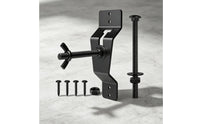 Spare Tire Bracket with Hardware Wall-Mounted Tire Carrier Bracket Secure Black for Trailer Owners, Enclosed Trailers