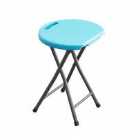 Foldable Portable Backless Stool Thickened Design foldable Circular Seat Space-Saving Household Furniture sturdy Duty for household residents, Travelers, Dormitory, Indoors, Living Room, availabledoors