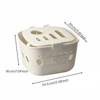 Electric Bike Basket Long-Lasting Bike Basket with Lid Wear-Resistant Universal for Commuters, Grocery Runs, Daily Errands