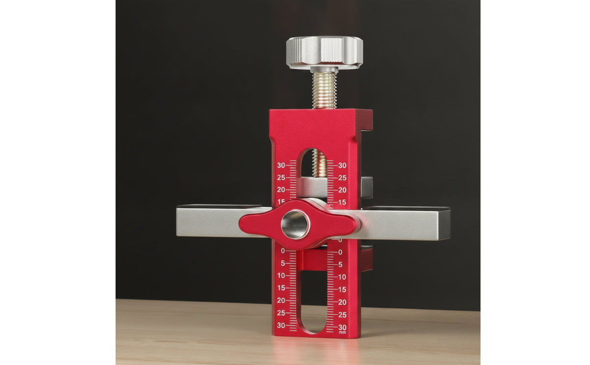 Adjustable Cabinet Door Installation Jig One-Person Cabinet Door Mounting Jig Non-Slip Accurate for DIYers, Woodworkers, Carpenters, Kitchen Renovation, Woodworking, Home Workshop