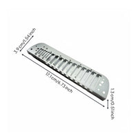 Chromatic Harmonica Comb Rust Resistant Aluminum Harmonica Comb Improved Air Tightness Resonating Strip Instrument Part