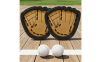 2 Pieces Outdoor Self-Stick Toss and Catch Paddle Game Set Long-Lasting Toss and Catch Paddle Set Sturdy Toy Portable for Family