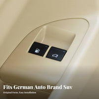 Precise Fit Master Power Window Switch Bezel Easy Installation Driver Side Window Switch Cover Long-Lasting Interior Door Handle Trim Wear Resistant