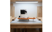 2-in-1 Slotting Guide Bracket Border Positioning Router Slotting Guide Adjustable Clamping Router Bracket Orange