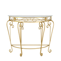 Iron Console Table Sturdy Structure for Corridor