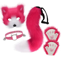 animals Costume Set Masked Furry animal Cosplay Accessories Adjustable Animal Headpiece Set for Cosplayers
