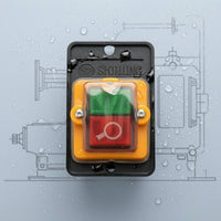 Clear Cover Waterproof Push Button Switch Screw Terminals Two-Button Button Switch Vertical Layout Control Device