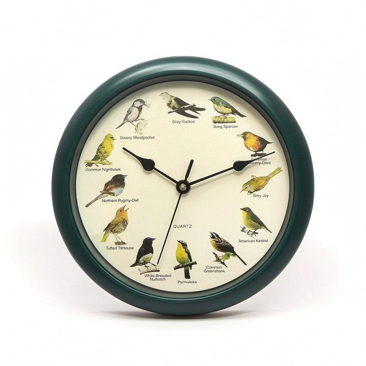 Singing Bird Clock Nature-Themed Bird Call Clock Decorative Retro for Living Room, Reading Corner