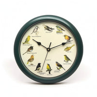 Singing Bird Clock Nature-Themed Bird Call Clock Decorative Retro for Living Room, Reading Corner