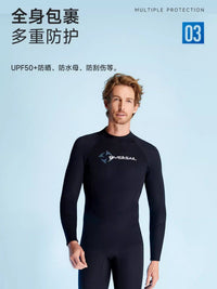 潜水服分体男1.5mm女情侣加厚防寒保暖深潜浮潜冲浪游泳速干湿衣