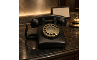 Plug and Play Retro Rotary Wheel Telephone Decorative Piece Vintage Telephone Gift Idea for Hotel Owners