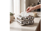 Ceramic Tissue Box Holder Bubble Ceramic Tissue Box Stylish for Living Room