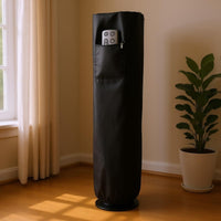 210D Vertical Fan Cover Oxford Cloth Portable Vertical Fan Cover Drawstring Hem Home Storage Carry Handle for Protection