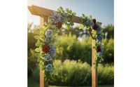 Artificial Flower Garland Draping Faux Floral Garland Realistic Hanging Flowers for Brides, Florists, Wedding Arch, Doorway, Backdrop