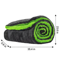 Twisted Loop Car Drying Towel, 60x90cm Car Drying Towel with Micro Fibre Cloths, 1000 GSM Super Absorbent for Glass and Detailing