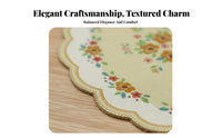 Realistic Detailing Dollhouse Carpet Intricate Pattern Miniature Rug Exquisite Craftsmanship for Hobbyists, Adults, Miniature Scene
