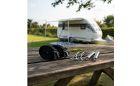 RV Awning Anchor Kit Rainproof RV Awning Tie down Kit Shock Absorbing Spring for Campers