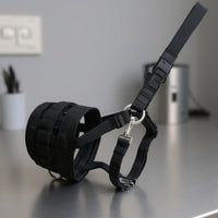 Padded Horse Muzzle Enclosed-Like Equine Gear Adjustable