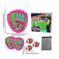 Active Catch Ball Game with Storage Bag Compact Toss and Catch Ball Game Set Classic Repeated Use for Toddlers, Park