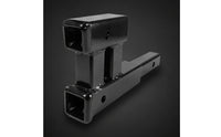 Trailer Hitch Extension Arm Welded Steel Double Coupler Hitch Extension Versatile Double Coupler for Towing
