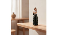 1/18 scale miniature Figurine with Shoulder Bag Detailed Female Figurine Compact Display Model for Collectors