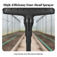 Wide Coverage 4 Head Sprinkler Nozzle Gentle on Plants 4 Way Irrigation Sprinkler Time Saving for Farmers, Farm, Greenhouse