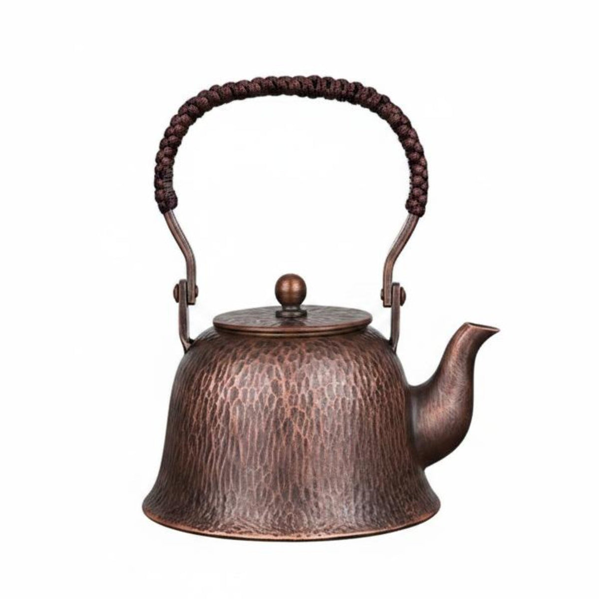 Chinese Style Kettle Large Capacity Non Coating Copper Tea Pot Heat Retention Kitchenware