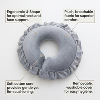 Face Down Pillow for Spa Salons Massage, Ergonomic Face Pillow for Beauty Salon Owners, Massage Face Pillow for Estheticians
