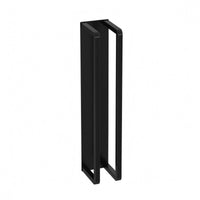 Wall-Mounted Towel Rack Ventilated Wall-Attached Towel Rack Black