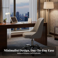 Minimalist Design Armless Upholstered Chair Modern design Home Furnishing Space-Saving Indoor Furniture Comfortable Padding for Students, Remote Workers, Apartment Dwellers, Study Room, Bedroom