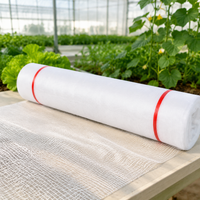 Ivory Garden Netting for Fruit Protection, 100m PE Mesh Netting Roll, Greenhouse & Raised Bed Barrier, Fine Screen Mesh for Prevention