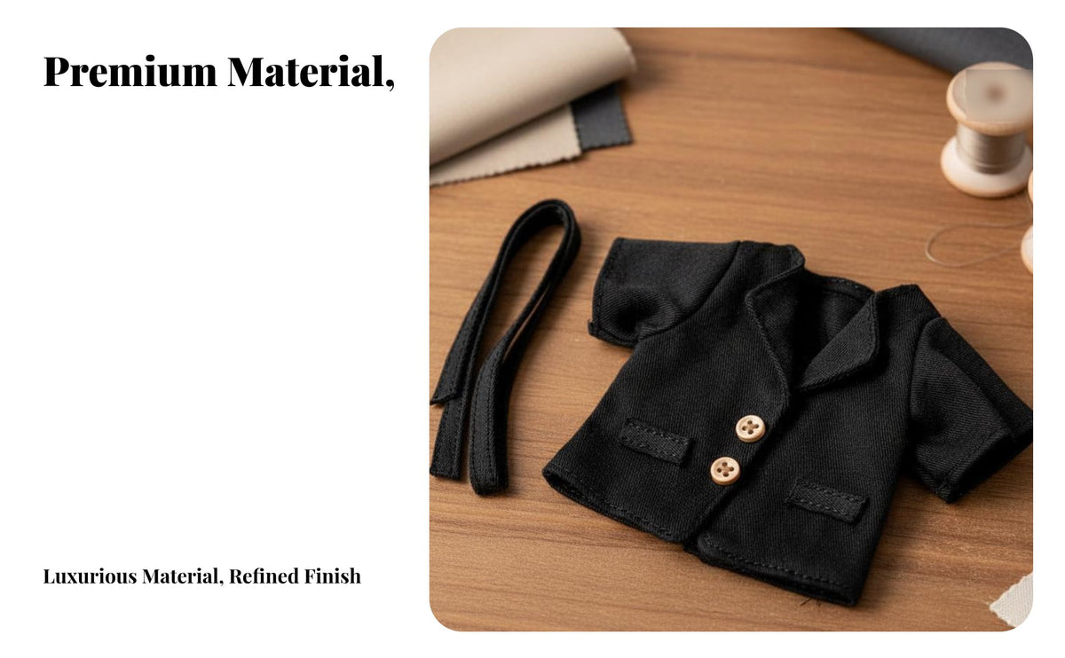 10cm Doll Trench Coat Fashionable Design BJD Doll clothes Fashion Miniature Sport Coat Jacket