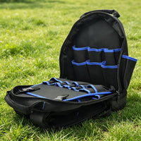Electrician Tool Backpack Multiple Pockets Heavy Duty Tool Backpack Reinforced Bottom for Construction Site