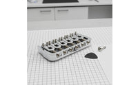 Rotating Saddle Fixed Bridge Long-Lasting Zinc Alloy Rotating Saddle Guitar Bridge Includes Mounting Hardware for Luthiers
