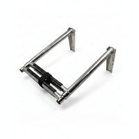 Boat Ladder Polished Metal Finish Folding Boat Ladder Foldable