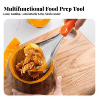 Pumpkin Scraper Multi-Functional Pumpkin Center Remover Stainless Steel Carving Spoon Easy to Clean Stainless Steel Center R