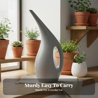 Long Spout Watering Can Large Capacity Watering Jug Ergonomic Handle Plant Waterer for Gardeners, Homeowners, Garden, Balcony, Patio