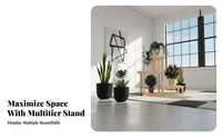 Floor-Standing Multi-Tier Plant Stand Sturdy and long-lasting Multi-Tiered Pot Shelf Space-Saving Flower Rack adaptable Use for Gardeners, Decorators, Homeowners, Balcony, Living Room, Bedroom, Corner